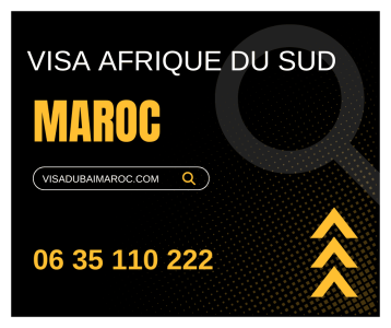 VISA AFRIQUE DU SUD maroc