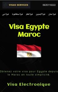VISA EGYPTE MAROC