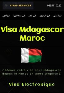 VISA MADAGASCAR MAROC