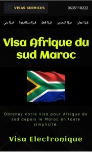 visa afrique du sud maroc